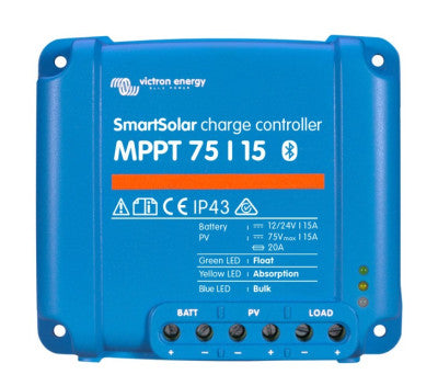 Victron Energy SmartSolar 75/15 MPPT Charge Controller With Bluetooth